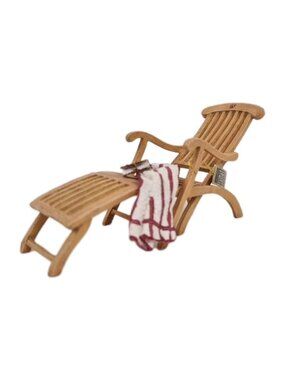 Take a Seat by Raine On Deck Summer Chair Upholstered Dollhouse Mini 24044